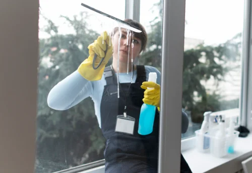 Nettoyage de vitres intérieures et extérieures à Verneix